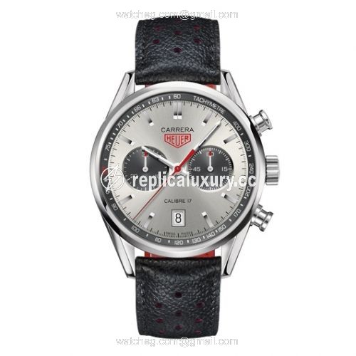 TAG Heuer Carrera Calibre 17 41 Jack Heuer 80th Birthday / Calf CV2119.FC6310
