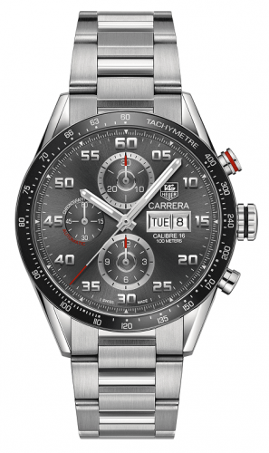 TAG Heuer Carrera Calibre 16 Day Date 43 Stainless Steel / CV2A1U.BA0738