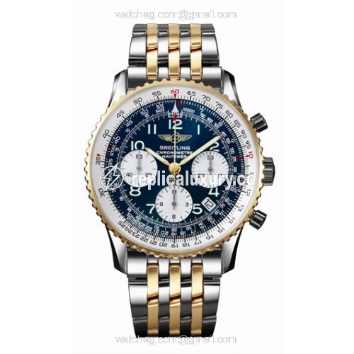 Breitling Navitimer Two Tone / Blue Arabic D2332212/C587