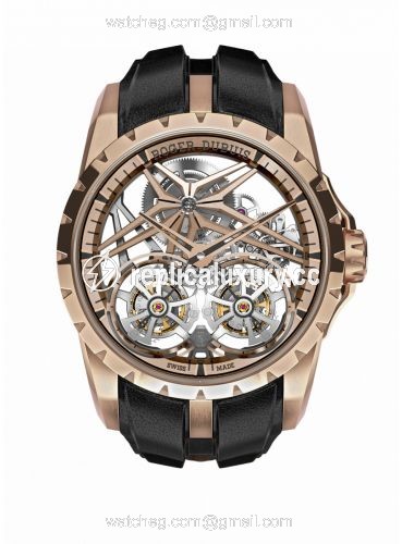 Roger Dubuis Excalibur Double Flying Tourbillon Rose Gold / Pink DBEX0920