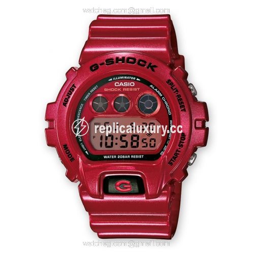 Casio DW-6900MF-4 Red Metallic DW-6900MF-4