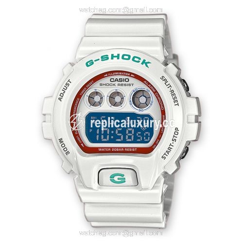 Casio DW-6900SN-7 White Red DW-6900SN-7ER
