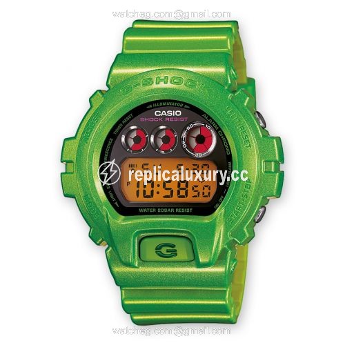Casio DW-6900NB-3 Lime Green DW-6900NB-3