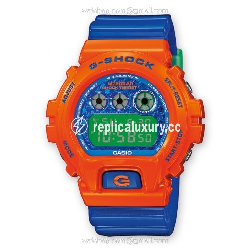 Casio DW-6900SC-4 Orange Stars DW-6900SC-4