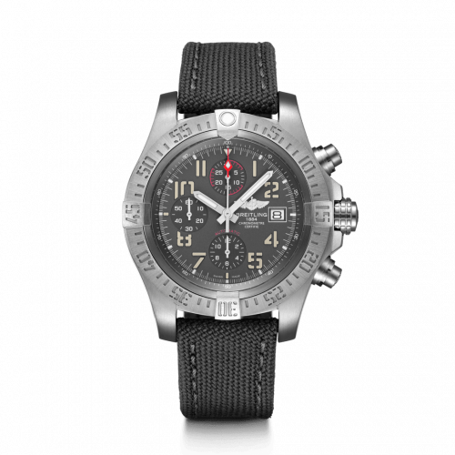 Breitling Avenger Bandit Titanium / Titanium Gray / Silver Hands / Military / Pin E13383101M1W1