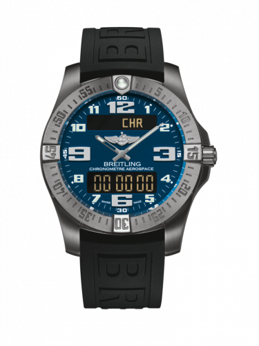 Breitling Aerospace Evo Titanium / Blue / Rubber / Pin E7936310/C869/152S/A20SS.1