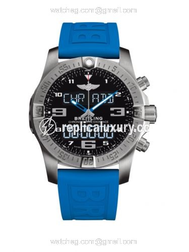 Breitling B55 Exospace Titanium / Black / TwinPro Blue / Folding EB5510H21B1S1