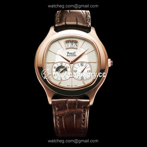 Piaget Emperador Coussin Dual Time Zone Pink Gold G0A32017