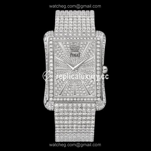 Piaget Emperador White Gold Diamond Bracelet G0A34128