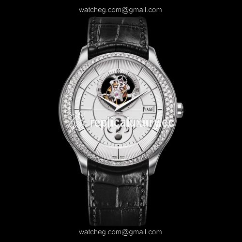Piaget Gouverneur Tourbillon Moonphase White Gold Diamond G0A37115