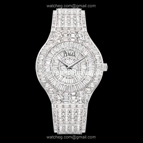 Piaget Polo 38 White Gold Full Diamond G0A38028