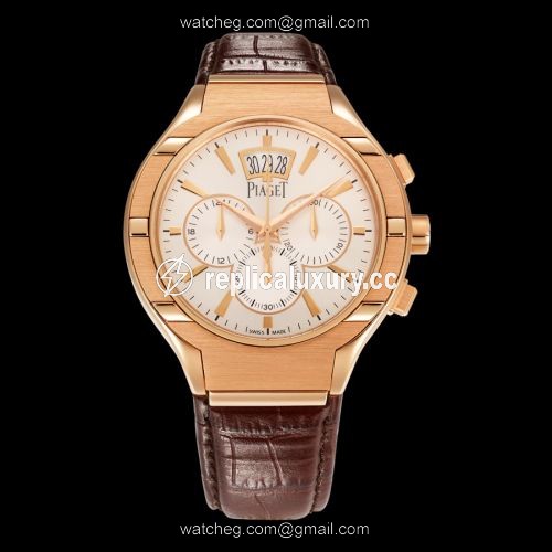 Piaget Polo 43 Chronograph Pink Gold G0A38039