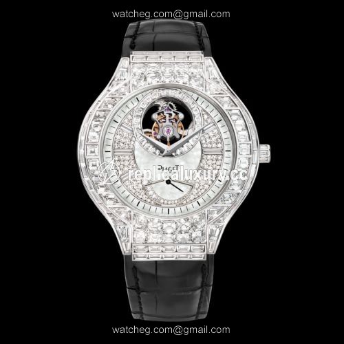 Piaget Polo Tourbillon 44 White Gold Diamond G0A38148