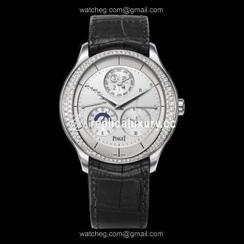Piaget Gouverneur Perpetual Calendar White Gold Diamond G0A40019