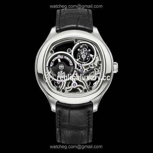 Piaget Emperador Coussin Tourbillon Skeleton White Gold G0A40041