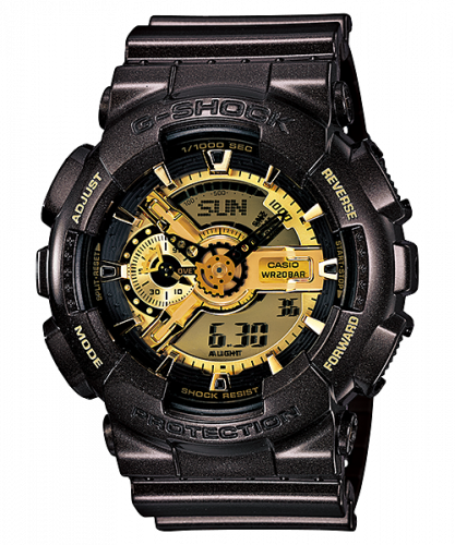 Casio GA-110BR-5A Black Gold GA-110BR-5A