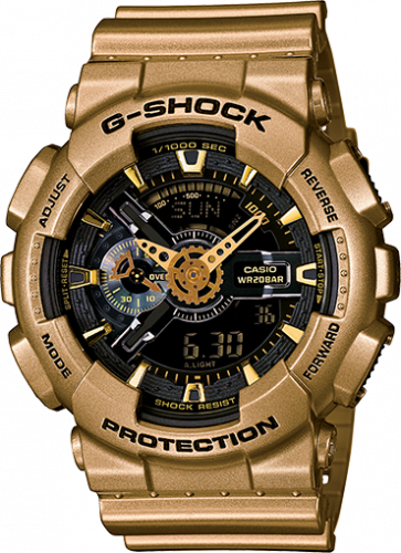 Casio GA-110GD-9B Black x Rose Gold GA-110GD-9B