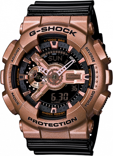 Casio GA-110GD-9B2 Black x Rose Gold GA-110GD-9B2