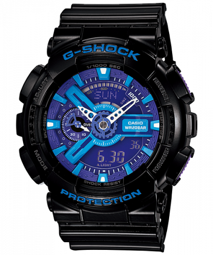 Casio GA-110HC-1A Black Purple GA-110HC-1A