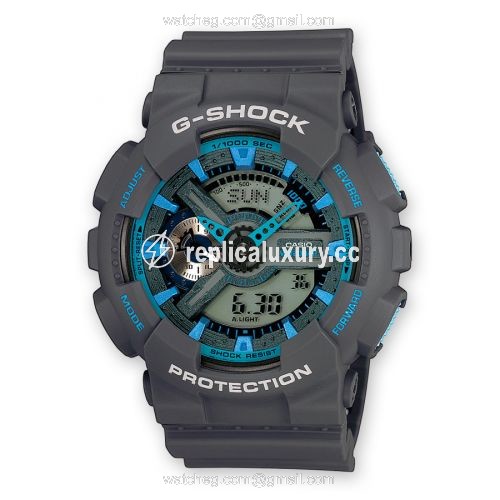 Casio GA-110TS-8A2 Grey Blue GA-110TS-8A2