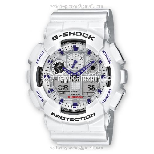 Casio GA-100A-7A White Ice GA-100A-7A