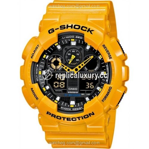 Casio GA-100A-9A Bumblebee GA-100-A9