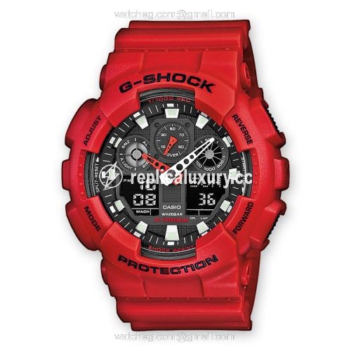 Casio GA-100B-4A Red GA-100B-4A