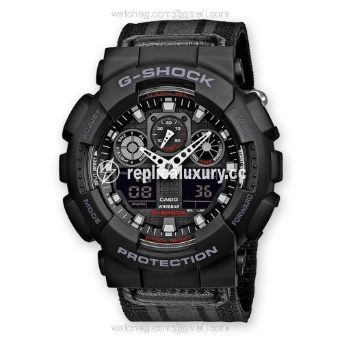 Casio GA-100MC-1A Grey NATO GA-100MC-1A