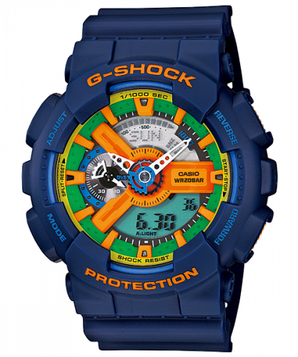 Casio GA-110FC-2A Blue Green GA-110FC-2A