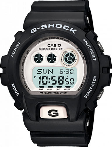 Casio GD-X6900-7 Black & White GD-X6900-7