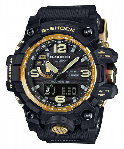 Casio G-Shock Mudmaster Triple Sensor Black / Gold GWG-1000GB-1A