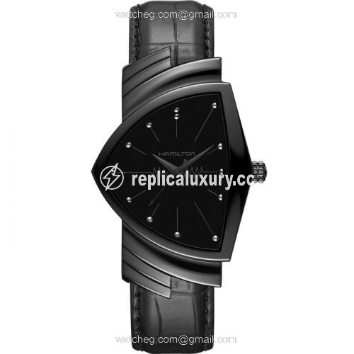 Hamilton Ventura Quartz 32.3 PVD / Black H24401731