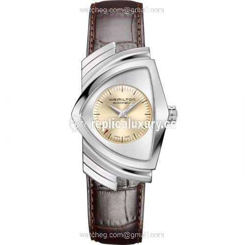 Hamilton Ventura Auto Stainless Steel / Beige H24515521