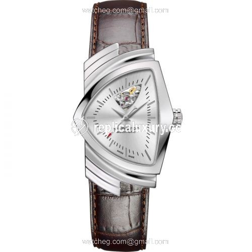 Hamilton Ventura Open Heart Auto Stainless Steel / Silver H24515552