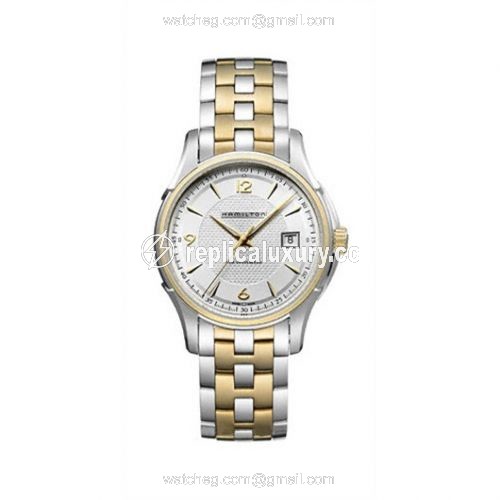 Hamilton Jazzmaster Viewmatic 40mm Silver Dial Two Tone H32525155