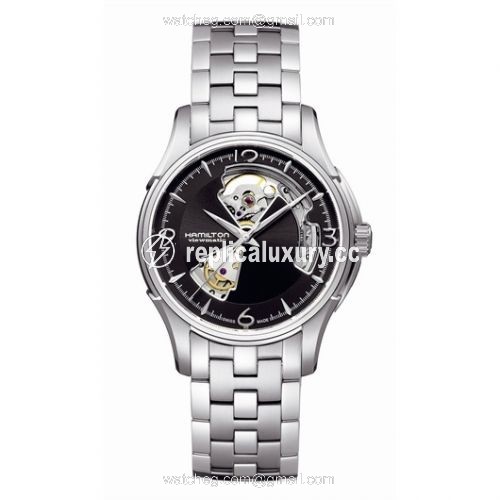 Hamilton Jazzmaster Open Heart 40mm Black Dial Bracelet H32565135