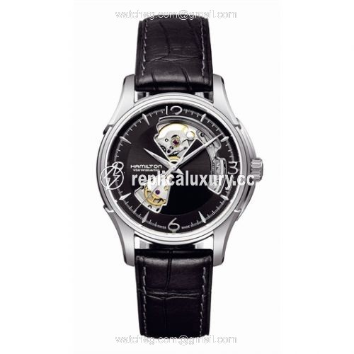Hamilton Jazzmaster Open Heart 40mm Black Dial H32565735