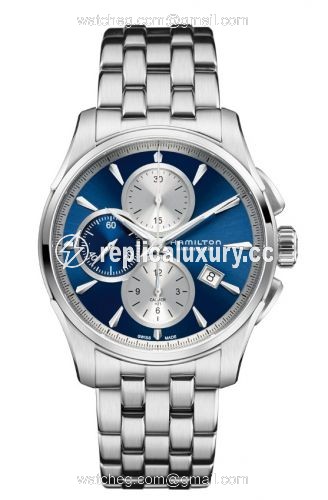 Hamilton Jazzmaster Automatic Chronograph 42mm Blue Dial Bracelet H32596141