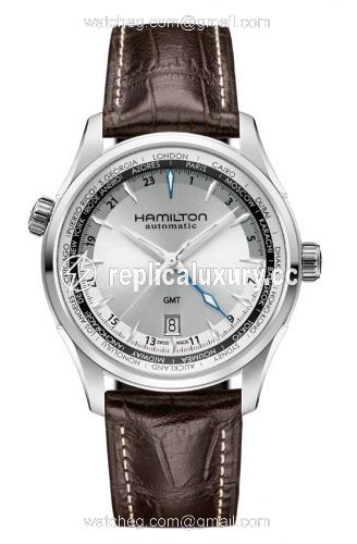 Hamilton Jazzmaster GMT 42mm Silver Dial H32605551