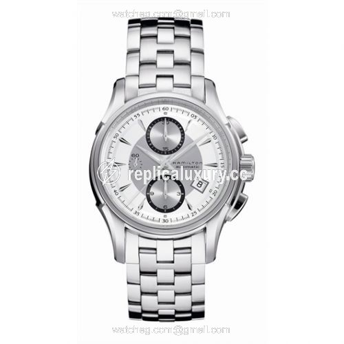 Hamilton Jazzmaster Automatic Chronograph 42mm White Dial Bracelet H32616153