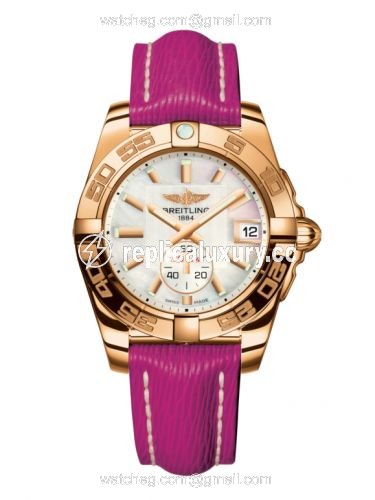 Breitling Galactic 36 Automatic Rose Gold / Pearl / Sahara H3733012.A724.242X