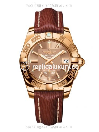 Breitling Galactic 36 Automatic Rose Gold / Copperhead Bronze / Sahara H3733012.Q584.216X