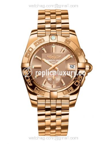 Breitling Galactic 36 Automatic Rose Gold / Copperhead Bronze / Bracelet H3733012.Q584.376H