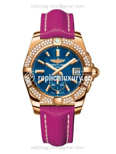 Breitling Galactic 36 Automatic Rose Gold / Diamond / Gun Blue / Sahara H3733053.C831.242X