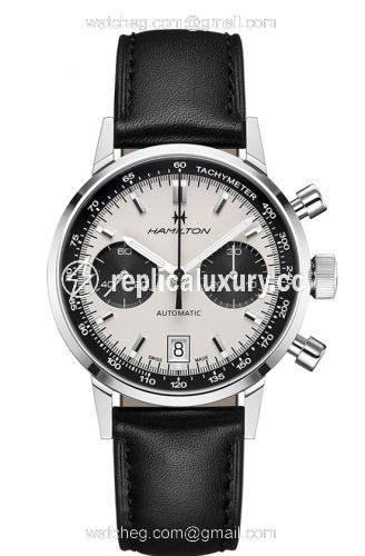 Hamilton Intra-Matic 68 Auto Chrono Stainless Steel / Silver / Strap H38416711