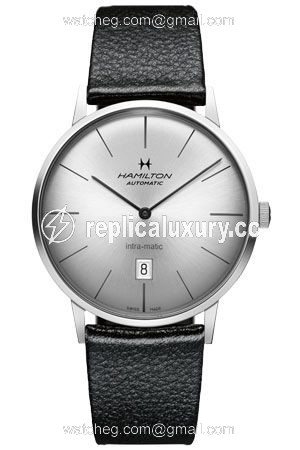 Hamilton Intra-Matic 42 Stainless Steel / Silver / Strap H38755751