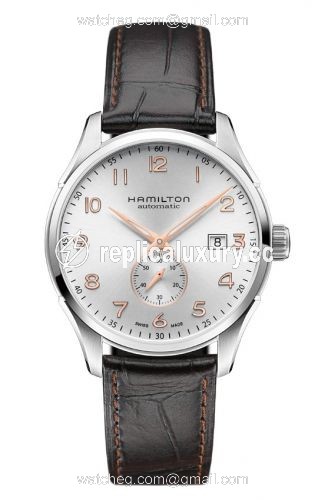 Hamilton Jazzmaster Maestro Small Second 40mm Silver Dial / Gold Index H42515555