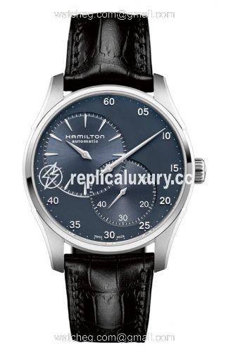 Hamilton Jazzmaster Regulator Blue H42615743