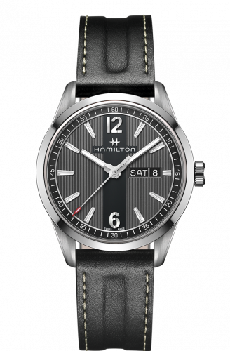 Hamilton Broadway Day Date Quartz Steel / Grey H43311735