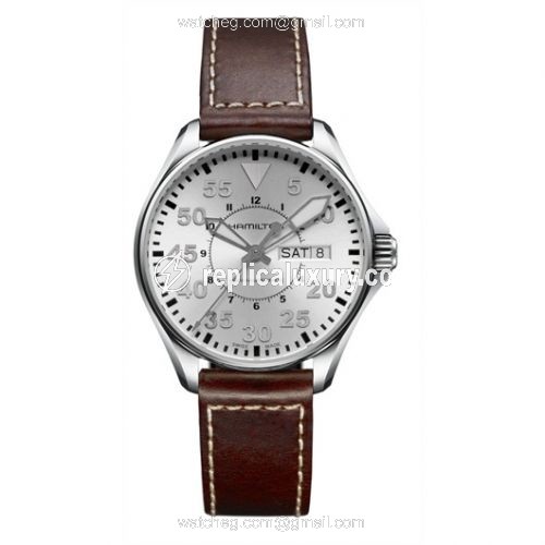 Hamilton Khaki Aviation Pilot Silver H64425555
